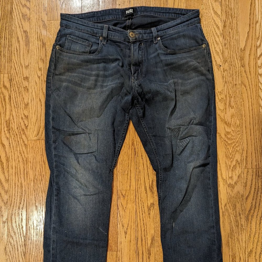 Paige Lennox Dark Blue Jeans